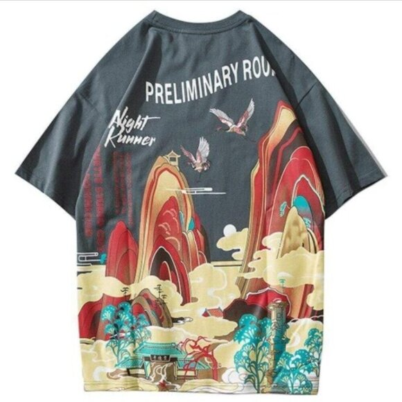NWOT Japanese meadow streetwear t-shirt size medium - Picture 1 of 5
